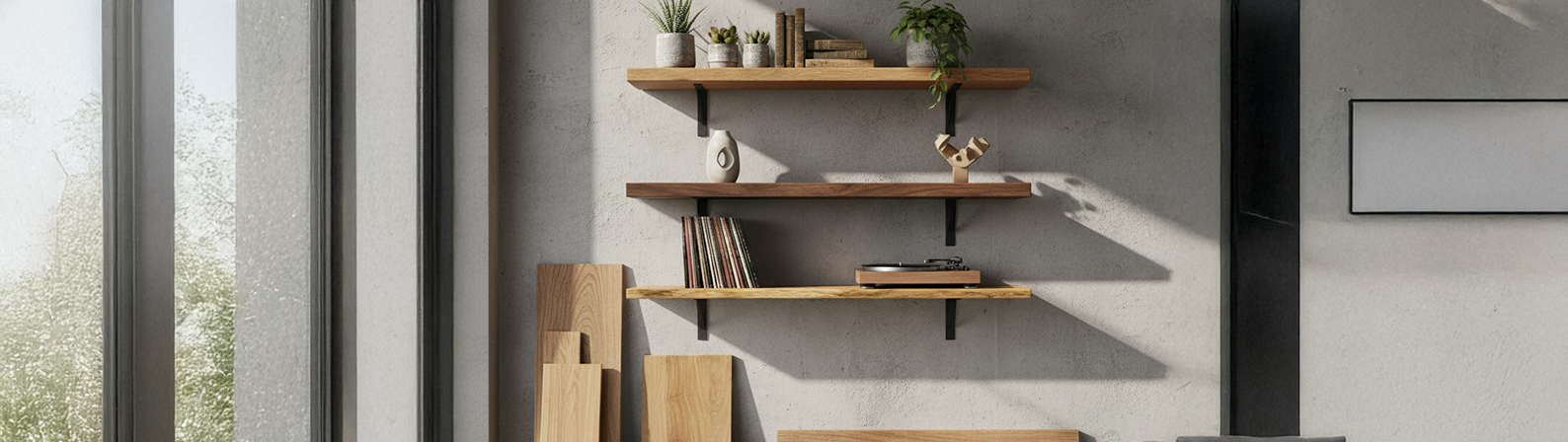 Custom Timber Floating Shelves - Sizing, Timber Types & What Works